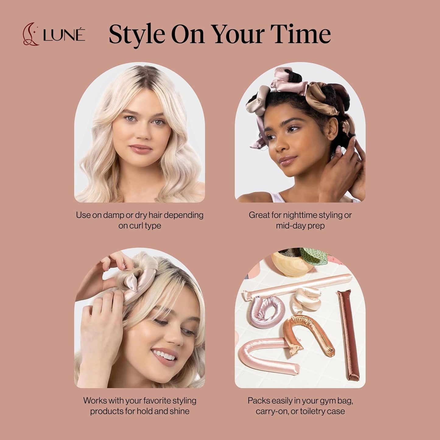 Silk Heatless Curling Set